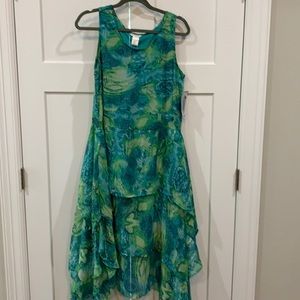 Asymmetrical hem dress, new with tags